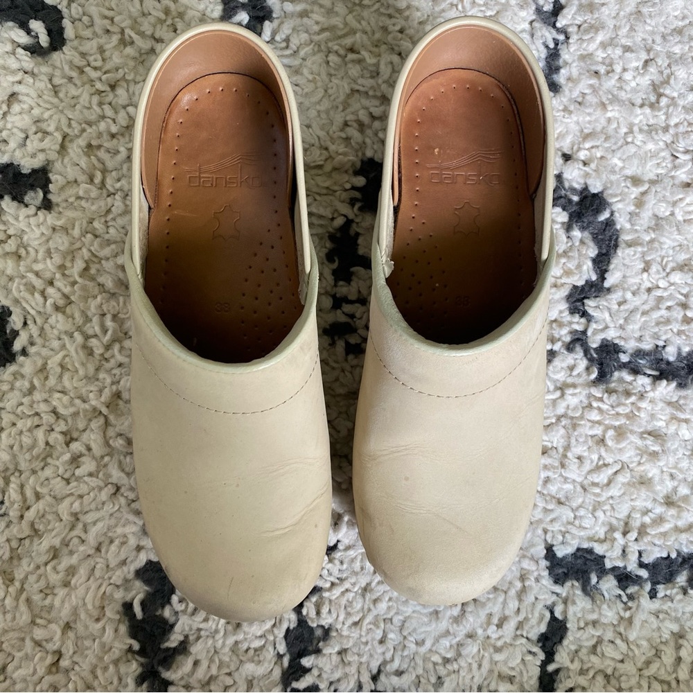 Dansko Cream Clogs - Picture 5 of 5